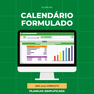 Imagem de capa para o Ebook PlANILHA CALENDÁRIO DESCOMPLICADA