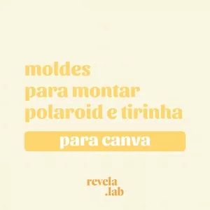 Imagem de capa para o Curso online molde para montar polaroid e tirinha