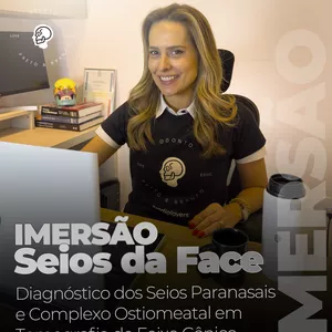Imagem de capa para o Curso online Imersão em Diagnóstico dos Seios Paranasais e Complexo Ostiomeatal em Tomografia de feixe Cônico