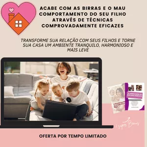 Imagem de capa para o Ebook Aprenda a se relacionar com seus filhos de forma eficaz e respeitosa, reduzindo as birras e o mau comportamento