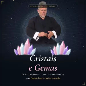 Imagem do curso CRISTAIS E GEMAS: CRISTAL HEALING COM OTÁVIO LEAL (DHYAN PREM) E LARISSA ANANDA