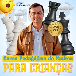 Imagem de capa para o Serviço online Curso Pedagógico de Xadrez para Crianças
