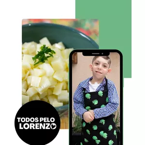Imagem de capa para o Ebook Receitas Saudáveis - TODOS PELO LORENZO