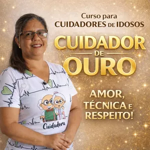 Imagem de capa para o Curso online CUIDADOR DE IDOSOS " Cuidador de Ouro PLUS"