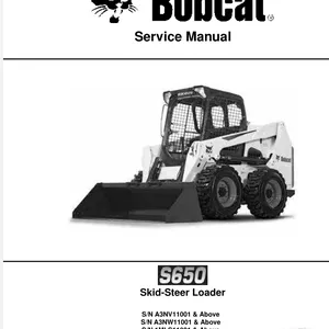 Cover image for Ebook BOBCAT S650 SKID STEER SERVICE REPAIR MANUAL
