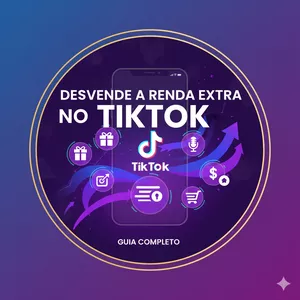 Imagem de capa para o Ebook Renda Extra no TikTok: O Guia Definitivo para Vendas Sem Aparecer !