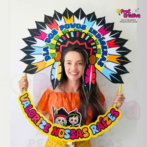 Imagem de capa para o Ebook MOLDURA PARA BAMBOLÊ - POVOS INDÍGENAS