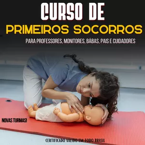 Imagem de capa para o Curso online Curso de Primeiros Socorros para Professores e monitores.