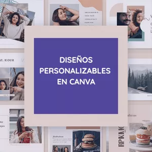Imagen de portada para Ebook Diseños Personalizables en canva