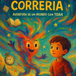 Imagem de capa para o Ebook Coração correria - Aventuras de um mundo com TDAH 