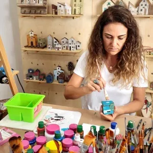 Imagem de capa para o Curso online Pintando Casinha de Pedra