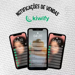 Imagem de capa para o Curso online Gerador de Notificações de Vendas  Kiwify
