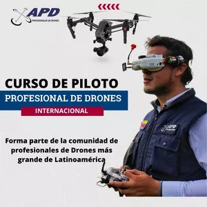 Imagen de portada para Curso online Curso de Piloto Profesional de Drones Internacional