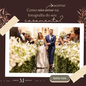 Imagem de capa para o Curso online Como não errrar na fotografia do seu casamento?