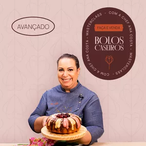 Imagem de capa para o Curso online [Avançado] - Faça e Venda Bolos Caseiros