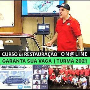 Imagem de capa para o Curso online Restauração de Veículos Antigos - NOITES | ON-LINE AO VIVO
