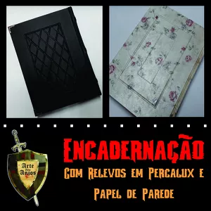 Imagem de capa para o Curso online Curso de Encadernação Relevos com Percalux e Papel de Parede