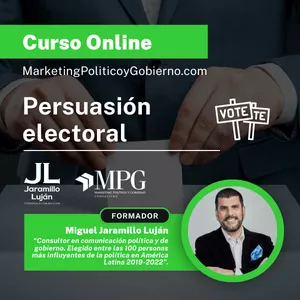 Imagen de portada para Curso online Persuasión electoral