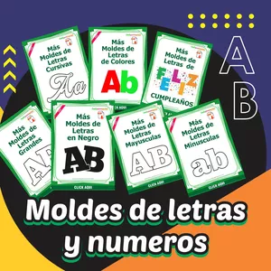 Imagen de portada para Ebook Moldes de Letras y Numeros