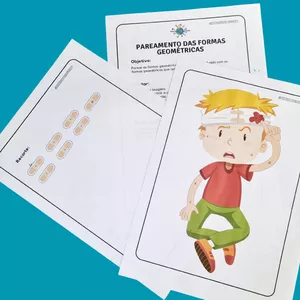 Imagem de capa para o Ebook Pareamento das Formas Geométricas