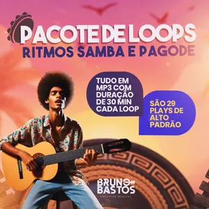 Imagem de capa para o Curso online PACK LOOPS DE RITMOS SAMBA E PAGODE