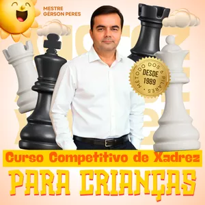 Imagem de capa para o Serviço online Curso Competitivo de Xadrez para Crianças