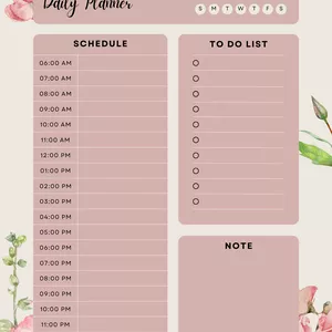 Cover image for Online course Personalised Daily Planner Notepad - Printed To Do List Notepad, A5 A4 Desk Planner, Daily Organiser Pad, Productivity Planner, gift