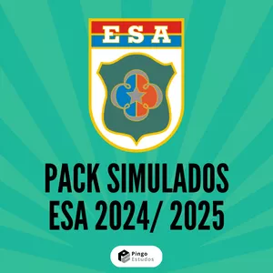 Imagem de capa para o Curso online Pack de Simulados ESA 2024/2025 (Área Geral/ Aviação)