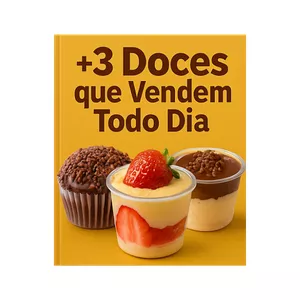 Imagem de capa para o Ebook +3 Doces que Vendem Todo Dia