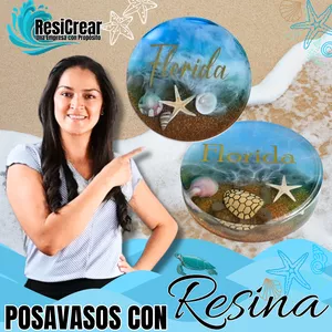 POSAVASOS CON RESINA