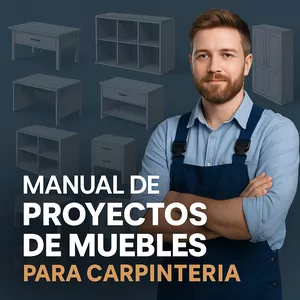 Imagen de portada para Curso online MANUAL DE PROYECTOS DE MUEBLES PARA CARPINTERIA