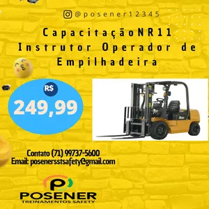 Imagem de capa para o Curso online Capacitação de Instrutor de Empilhadeira 