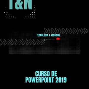 Imagem de capa para o Ebook Cruso de PowerPoint 2019