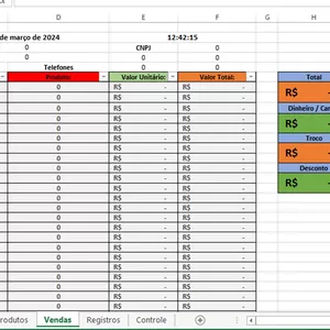 Imagem de capa para o Curso online Planilha Excel de Controle de Vendas - VendaMaster