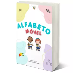 Imagem de capa para o Ebook ALFABETO MÓVEL - BAÚ DA PROF
