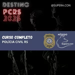 Imagem de capa para o Curso online DESTINO PCRS2025 Método Supera.con