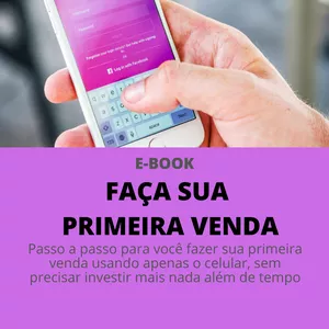 Imagem de capa para o Curso online E-book faça sua primeira venda 