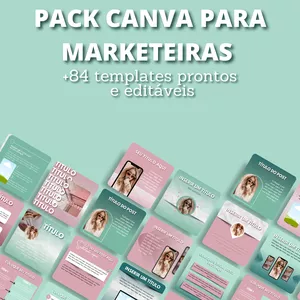 Imagem do curso Pack Canva para Marketeiras
