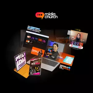 Imagem de capa para o Curso online Pack Midia Church
