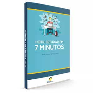Imagem de Super Ebook - COMO ESTUDAR EM 7 MINUTOS! criado por Prof. Rubens Sampaio, PhD na hotmart
