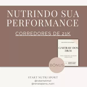 Imagem de capa para o Curso online NUTRINDO SUA PERFORMANCE - corredores de 21km