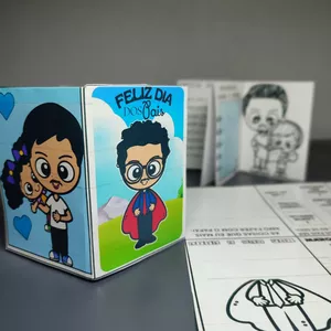 Imagem de capa para o Ebook LIVRO ZINE DIA DOS PAIS