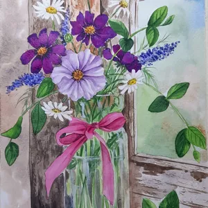 Imagen de portada para Curso online Curso Online de Bodegones Florales en Acuarela.