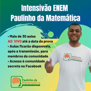 Imagem do curso Intensivão ENEM - Paulinho da Matemática