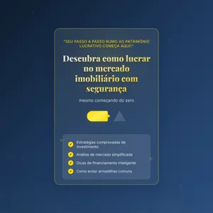 Imagem de capa para o Ebook Como Lucrar no Mercado Imobiliário
