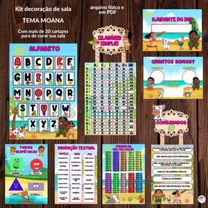 Imagem de capa para o Ebook Kit sala de aula MOANA
