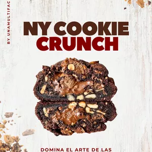 Imagen de portada para Ebook NY CROOKIE CRUNCH: Domina el arte de las galletas estilo NY