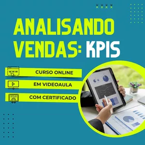 Imagem de capa para o Curso online Curso Analisando Vendas: KPIs