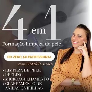Imagem de capa para o Curso online Formação Limpeza de Pele 4 em 1