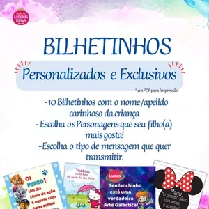 Imagem de capa para o Ebook Bilhetinhos - Personalizados e Exclusivos